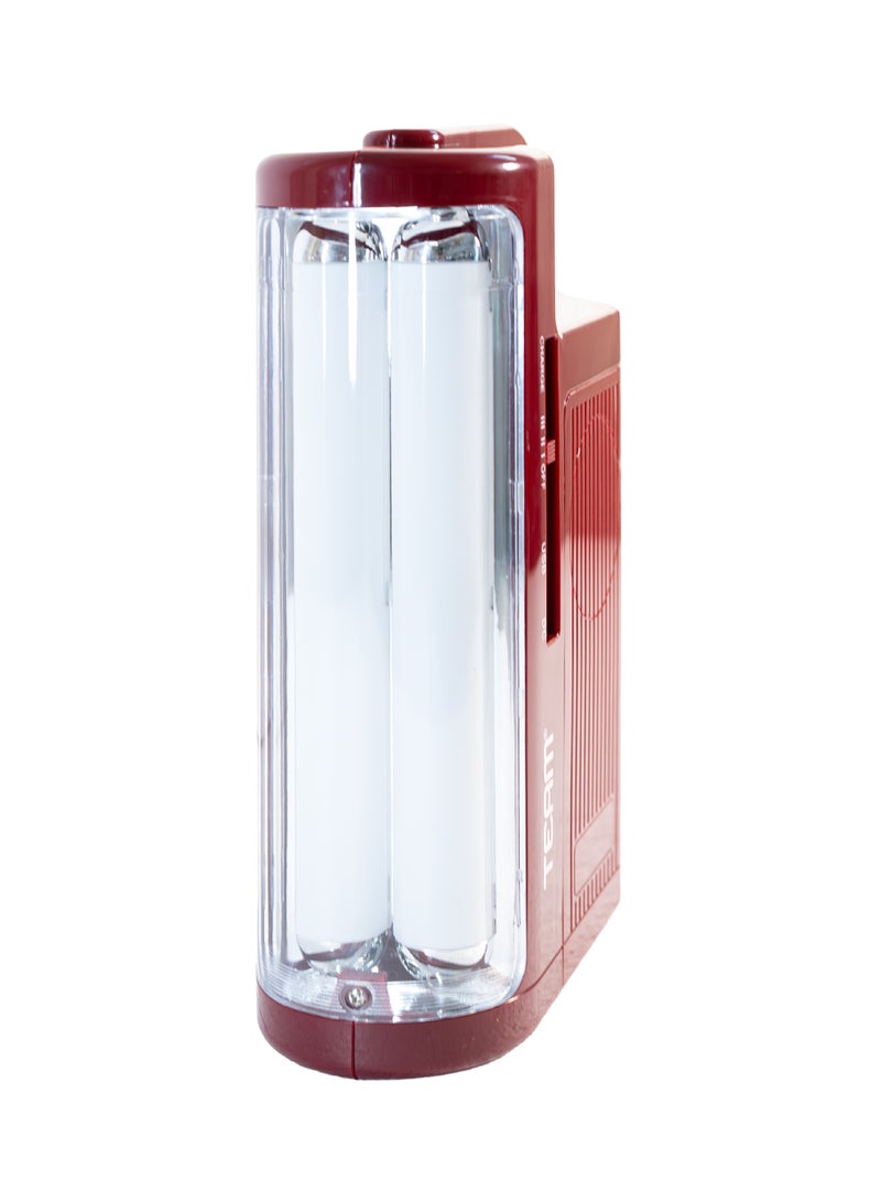 TEAM Rechargeable Emergency Lantern – 48 Hours Working Time, LED Light, Solar & USB Charging, Portable Emergency Lamp for Home, Camping & Outdoor Use - Image 1